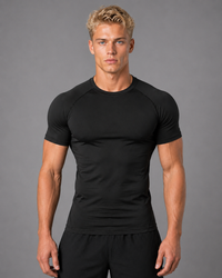Fitness Compression Gym Training Shirt Shortsleeve Quick Dry