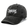 Washed Baseball Cap "Reign of Blood" Cotton
