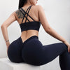 Yoga Scrunch Leggings mit knitted High Waist Kompression