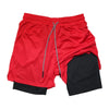 Fitness Gym Short Mit Taschen Kurze Hose innenshort innenhose rot