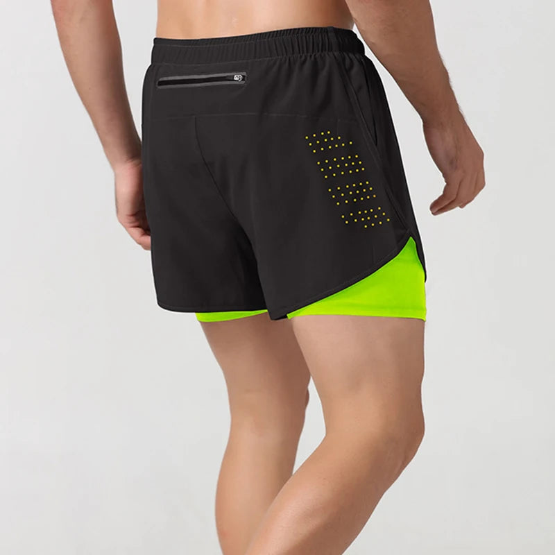 Fitness Gym Short "Spider" Print Kurze Hose