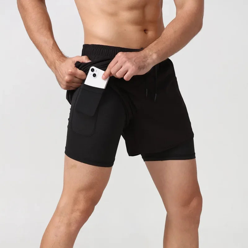 Fitness Gym Short "Spider" Print Kurze Hose
