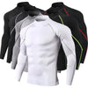 Fitness Kompression Gym Shirt Rollkragen Longsleeve