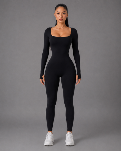 Shaping Jumpsuit Thumb Longsleeve