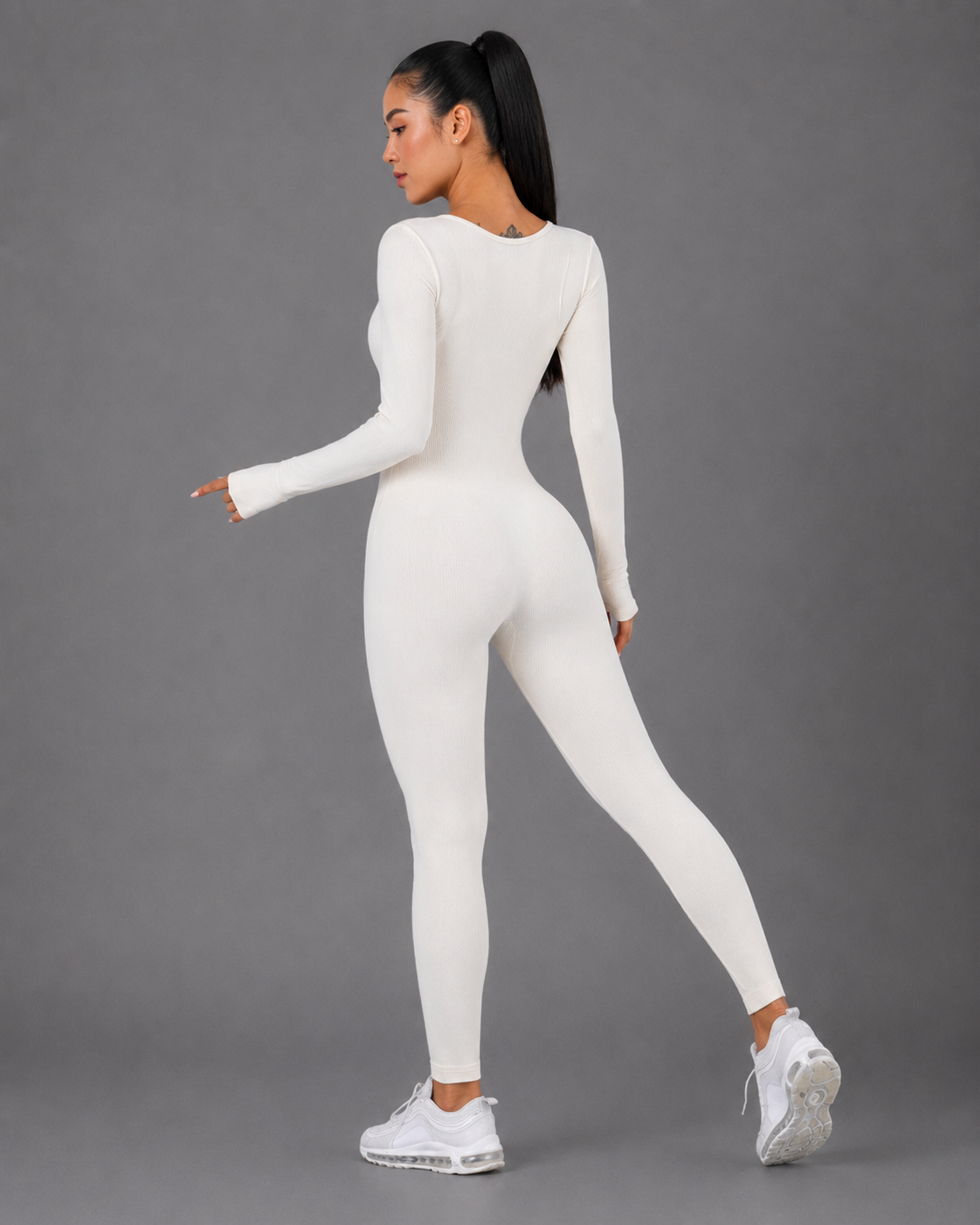 Shaping Jumpsuit Thumb Longsleeve