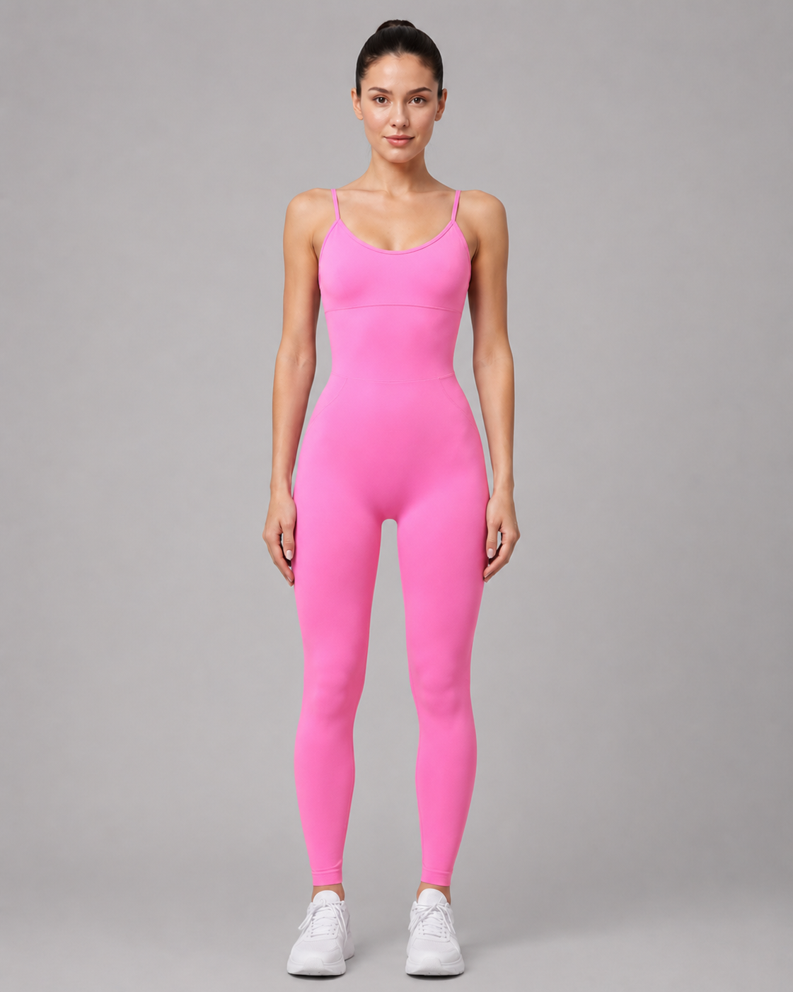 Shaping Jumpsuit Yoga mit Spaghetti Straps
