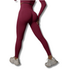 Fitness Shapewear Yoga Leggings Gym Seamless Fitness Leggings mit Shapingelementen rot