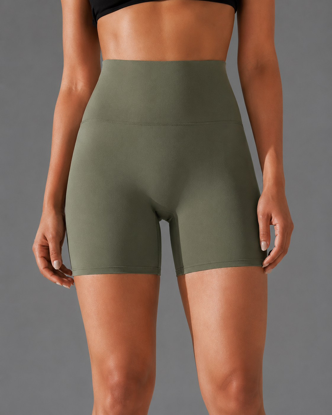 Yoga Gym Shorts Compression Sculpt - High Waist Sportshorts Damen