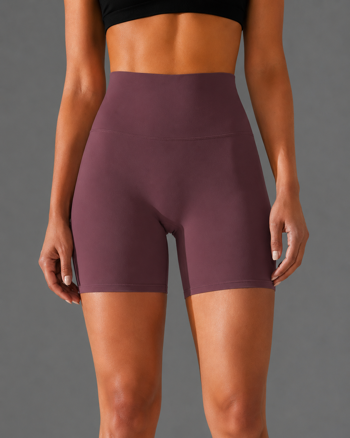 Yoga Gym Shorts Compression Sculpt - High Waist Sportshorts Damen