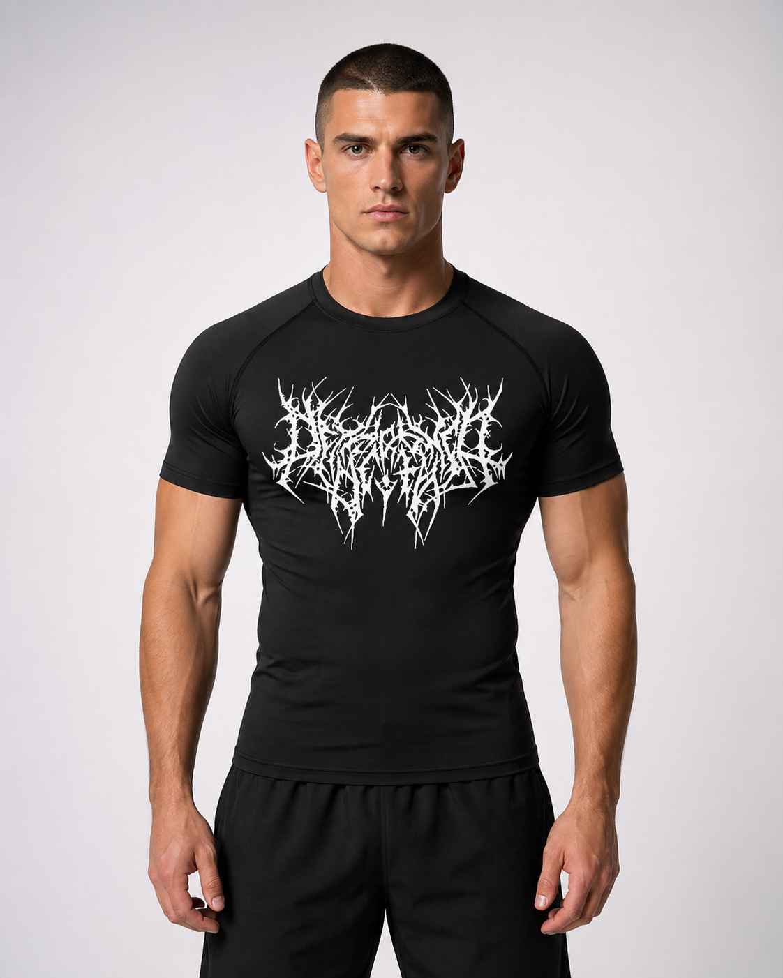 Fitness Compression Gym Shirt "Reign of Blood" Winter Arc Print