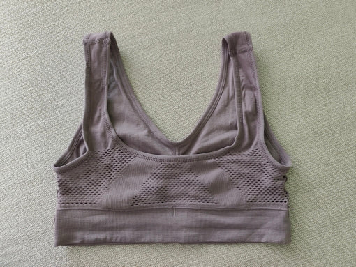 Yoga und Sports Bra BH atmungsaktiv mit Mesh-Zonen bis 4XL