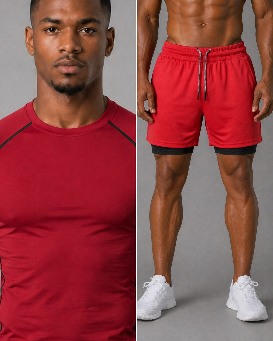 Gym Set Herren Rot